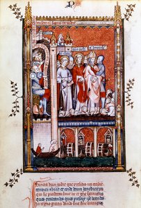 St Denis is Shown the Martyrs by Unbekannt
