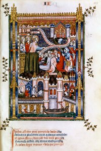 St Denis preaching by Unbekannt