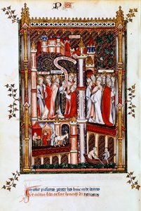 St Denis sends out missionaries, 1317 by Unbekannt