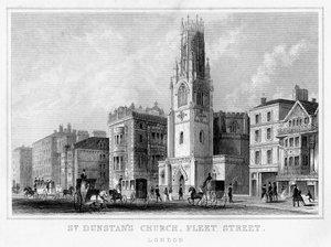 St Dunstans Church, Fleet Street, City of London