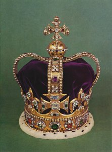 St. Edwards Crown with which the Sovereign is crowned, 1953 by Unbekannt