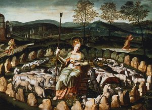 St Genevieve watching her Flock