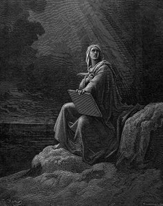 St John on Patmos, 1865-1866