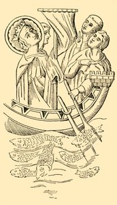 St. Louis, King of France, Crosses the Sea to the Holy Land by Unbekannt
