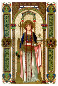 St Mathilda, 1886 by Unbekannt