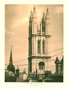 St Michael, Cornhill, The Tower by Unbekannt