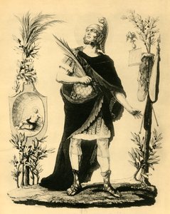 St. Napoleon, Roman Officer, Martyr, early 19th century by Unbekannt