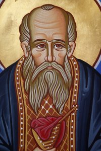 St. Nicholas fresco in Pedoulas Orthodox Church, Cyprus, Pedoulas, Cyprus
