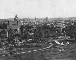 St Paul from Merriams Hill, Minnesota, USA, c1900
