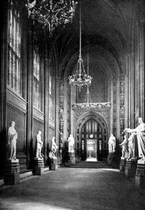 St Stephens Hall, Palace of Westminster, London, c1905