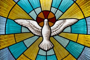 Stained Glass in Spirito Santo Church