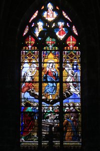 Stained Glass Window, The Assumption of the Virgin, Bourges by Unbekannt