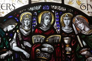 Stained Glass Window Designed by J. Gordon Guthrie. Seraph, New York, United States of America