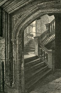 Staircase to the Chapel and Upper School, 1911