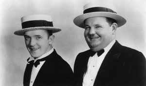 Stan Laurel 1890-1965 and Oliver Hardy 1892-1957, 20th Century by Unbekannt