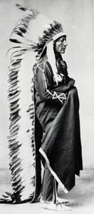 Standing Bear, Chief of the Dakota Sioux, North American Plains Indians by Unbekannt