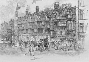 Staple Inn, Holborn Bars, London, c. 1910-1911