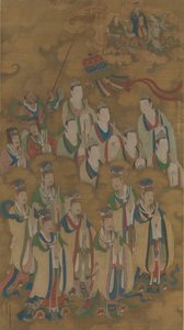 Star deities of the northern and central dippers, dated 1454 by Unbekannt