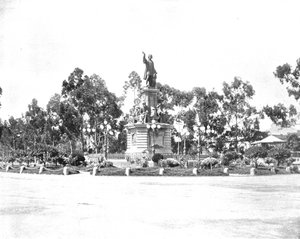 Statue of Columbus on the Paseo, Mexico City, Mexico by Unbekannt
