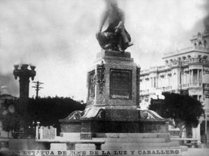 Statue of Don Jose de la Luz Caballero, 1912, 1920s by Unbekannt