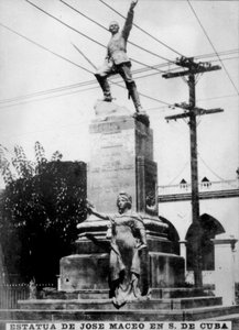 Statue of Jose Maceo in Cuba