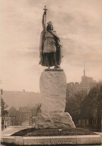 Statue of King Alfred the Great, Winchester, Hampshire