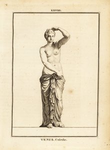 Statue of Venus Celeste, Roman goddess of love, beauty, sex and fertility by Unbekannt