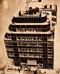 Steel, concrete and glass, make modern buildings