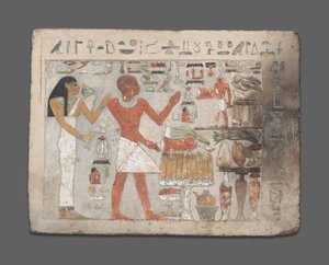 Stela of Amenemhat and Hemet, Egypt, Middle Kingdom by Unbekannt