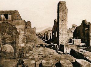 Strada Stabiana, Pompeii, Italy by Unbekannt