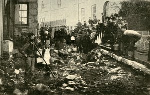 Street in St. Ives After a Visit from a Flood