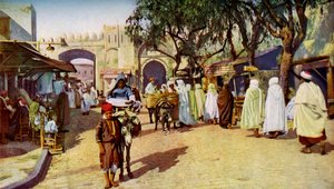 Street Scene, Kairouan, Tunisia by Unbekannt