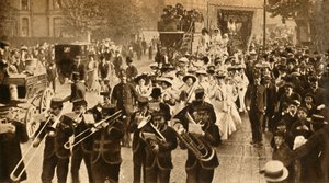 Suffragette Martyrs Released from Prison, 1908
