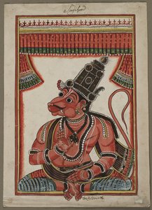 Sugriva, the Monkey King, 1760-1770 by Unbekannt