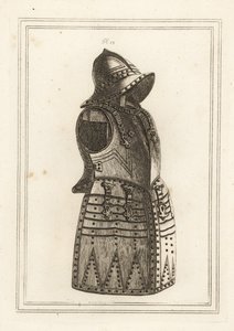 Suit of black morion or arquebus armour