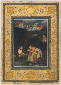 Sultan Ibrahim ibn Adham of Balkh Visited by Angels by Unbekannt