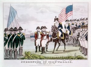 Surrender of Cornwallis, Yorktown, Virginia, 1781