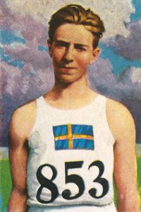 Swedish Javelin-thrower Erik Lundquist