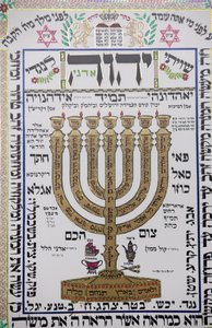 Talmud Artwork in Herzliya Synagogue, Herzliya, Israel