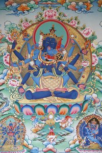 Tibetan tantric goddess, Kopan monastery, Kathmandu, Nepal by Unbekannt