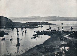 Tarbert - Fishing Boats Going Out, 1895
