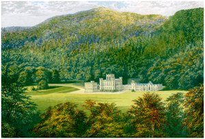Taymouth Castle, Perthshire, Scotland, home of the Earl of Breadalbane