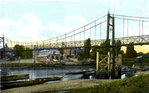 Teddington Bridge, London, 20th Century by Unbekannt