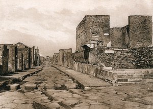 Temple of Fortuna, Pompeii, Italy, c1900s by Unbekannt