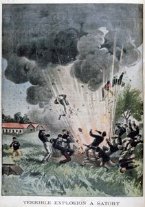 Terrible Explosion at Satory, France by Unbekannt