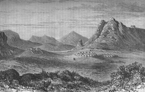 Thaba Bosigo, the Stronghold of the Basutos, c. 1880 by Unbekannt