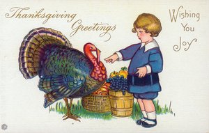 Thanksgiving Greetings. Wishing You Joy.
