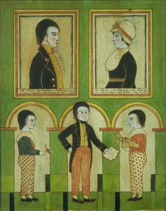The Abraham Pixler Family by Unbekannt