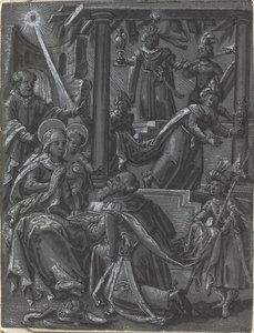 The Adoration of the Kings by Unbekannt