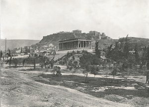 The Agora and Acropolis, Athens, Greece, 1895 by Unbekannt